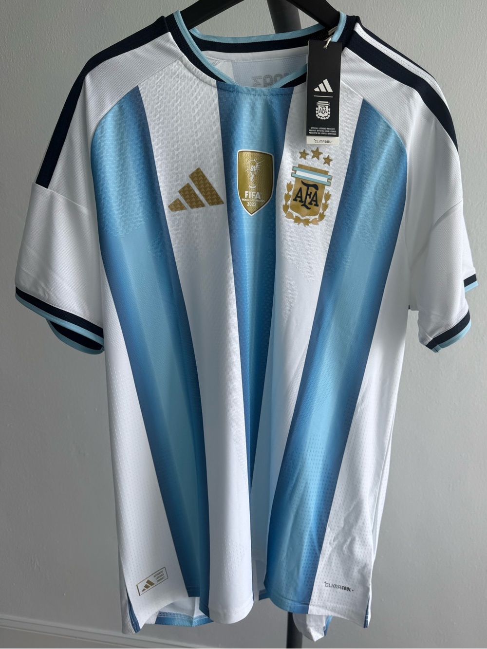 adidas Argentina 2026 Authentic PLAYER version Home Soccer Jersey Men XL
